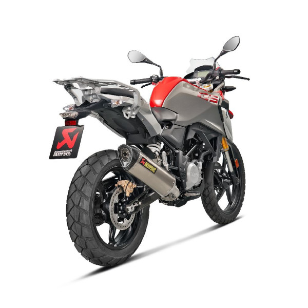 Повний вихлопний комплект Akrapović BMW G 310 GS (17-24)/ R (16-24) Racing Line, Нержавіюча сталь