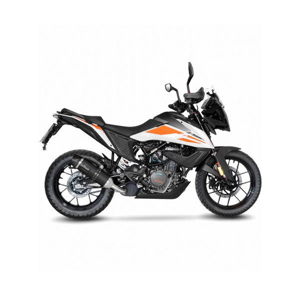 Вихлопна система LeoVince LV One Evo Black Edition Slip-On, Нержавіюча сталь для KTM 390 Adventure 20-24