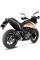 Вихлопна система LeoVince LV One Evo Black Edition Slip-On, Нержавіюча сталь для KTM 390 Adventure 20-24