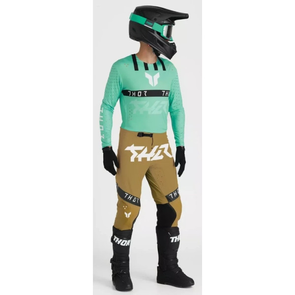 Блуза ендуро Thor Sportmode Flite зелено-чорна