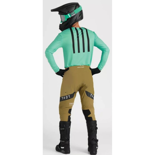 Блуза ендуро Thor Sportmode Flite зелено-чорна