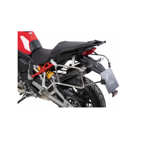 Комплект: бічні кофри + кріплення Hepco&Becker Xplorer Cutout Ducati Multistrada V4/S/S Sport/Pikes Peak (21-24)/Rally (23-24) чорні