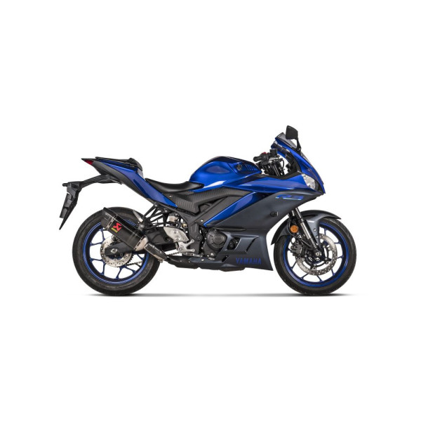 Глушник мотоцикловий Slip-On Line (Carbon) Akrapović Yamaha MT-03 (22-)/ YZF-R3 (15-)