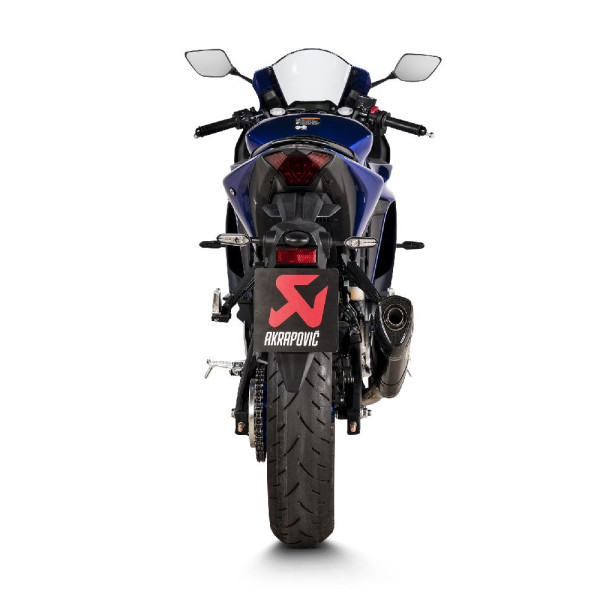 Глушник мотоцикловий Slip-On Line (Carbon) Akrapović Yamaha MT-03 (22-)/ YZF-R3 (15-)