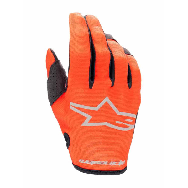 Кросові рукавички дитячі Alpinestars MX Radar помаранчево-чорні