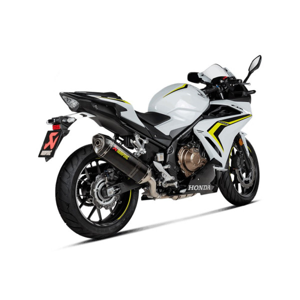 Глушник мотоцикловий Akrapović Honda CB 400 X (16-24)/ 500 F/ 500 X (16-23)/ CBR 400 R (16-20)/ 500 R (16-23) Slip-On Line, Carbon