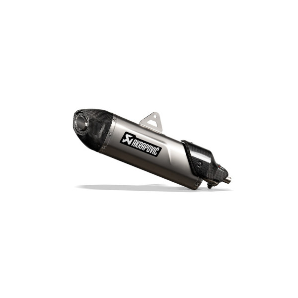 Глушник мотоцикловий Slip-On Line Титан + Вуглецеве волокно Akrapovič Triumph Tiger 1200 Rally Explorer/ Pro/ GS/ GS Pro/ GS Explorer (22-24)