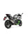 Глушник мотоцикловий Akrapović Kawasaki Ninja 7 ABS Hybrid (24-) титановий з гомологацією