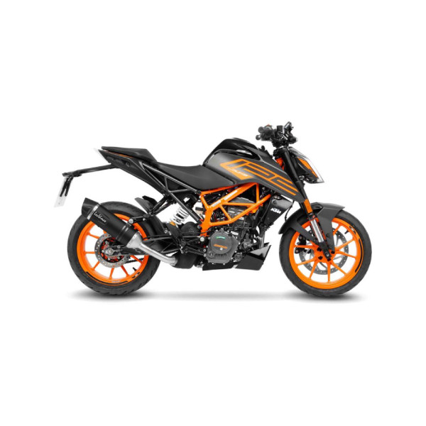 Вихлопна система LeoVince LV One Evo Black Edition Нержавіюча сталь для KTM Duke 125 / 390 21-23