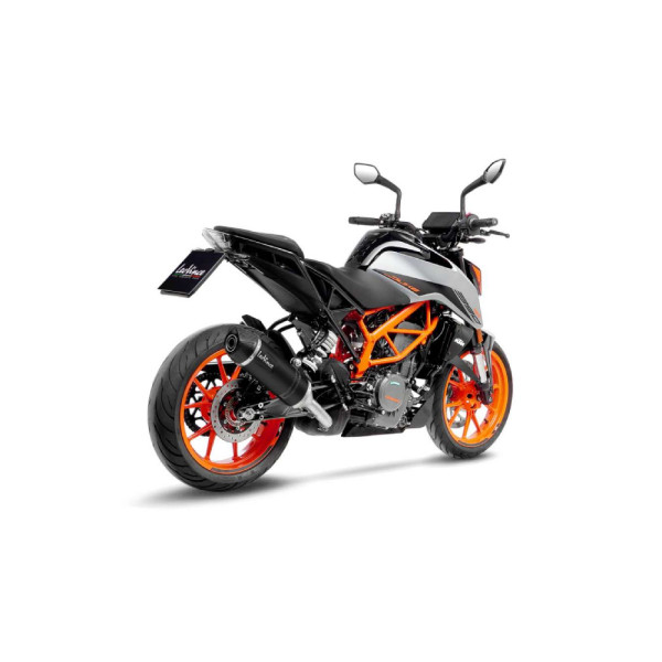 Вихлопна система LeoVince LV One Evo Black Edition Нержавіюча сталь для KTM Duke 125 / 390 21-23