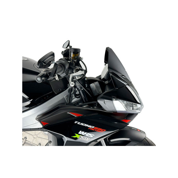 Мотоциклетний екран WRS Sport Aprilia Tuono 660 / V4 (21-24) чорний матовий