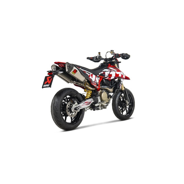 Глушник Akrapović Ducati Hypermotard 698 ABS Mono/ RVE (24-) з титану [з гомологацією]