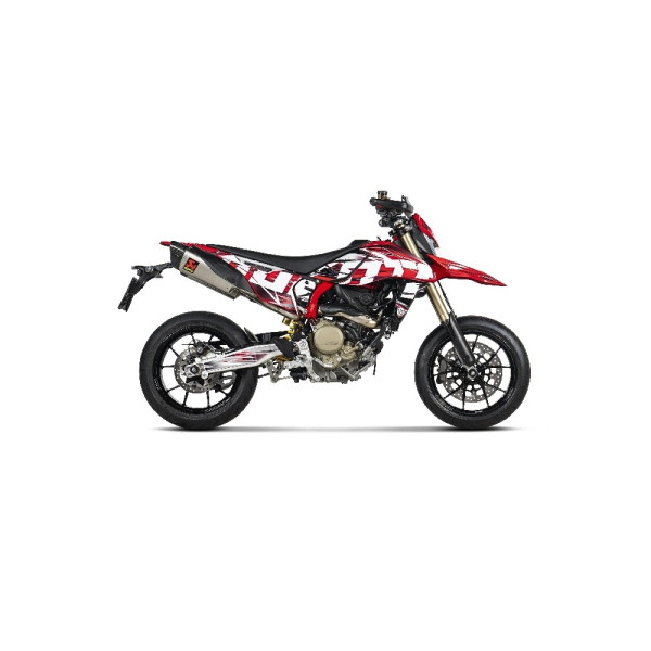 Глушник Akrapović Ducati Hypermotard 698 ABS Mono/ RVE (24-) з титану [з гомологацією]