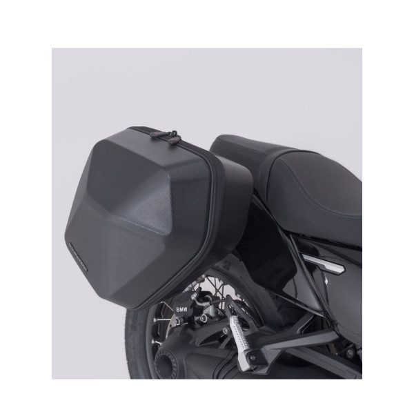 Комплект: бічна сумка Legend Gear LC1 Black Edition + кронштейн SLC Sw-Motech BMW R 12/ S (24-) об'єм: 9,8 L