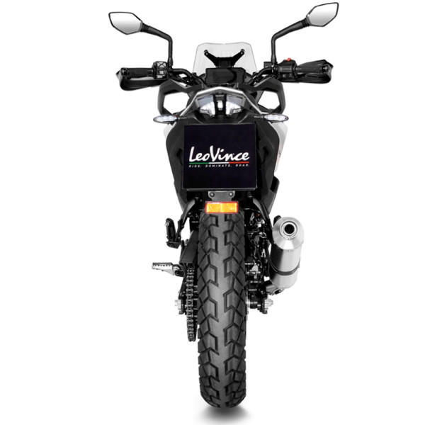 Вихлопна система LeoVince LV One Evo Slip-On, Нержавіюча сталь для KTM 390 Adventure 20-24
