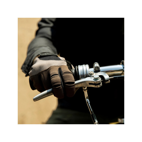 Кросові рукавички Biltwell Moto коричнево-чорні