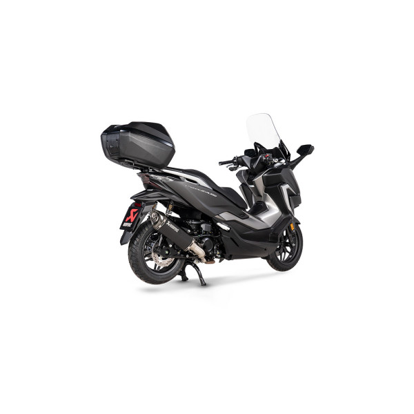 Глушник мотоцикловий Slip-On Line Akrapović для Honda ADV 350 (22-24) / Forza 350 (21-24) нержавіюча сталь