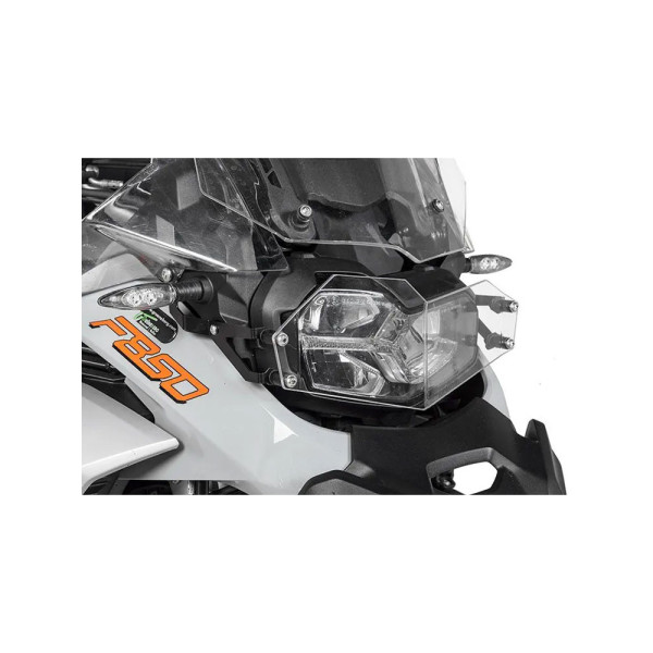Захист лампи Touratech Makrolon BMW F900GS Adventure/ F850GS Adventure прозорий