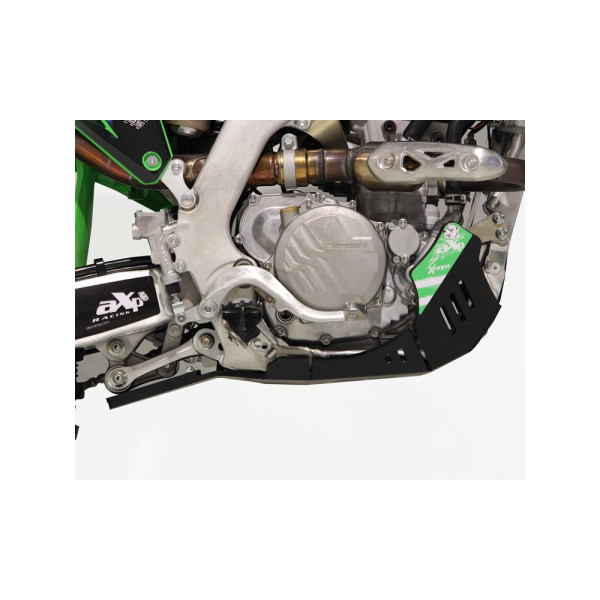 Плита під двигун AXP Racing Xtrem Kawasaki KX250, KX250X (21-24) з захистом підйомника чорна