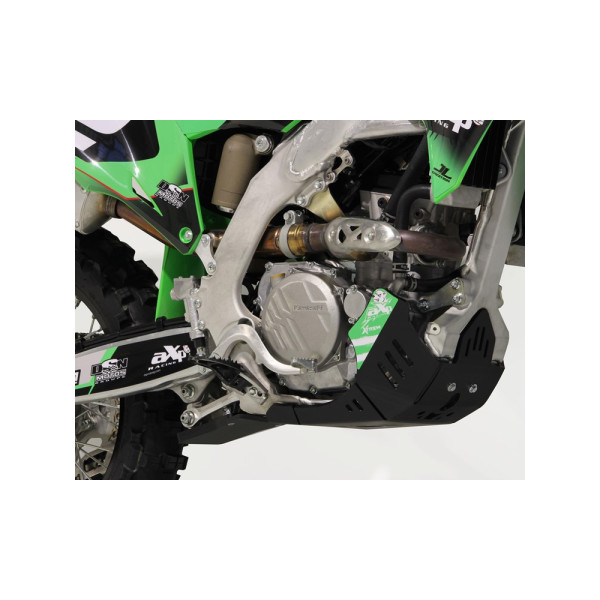Плита під двигун AXP Racing Xtrem Kawasaki KX250, KX250X (21-24) з захистом підйомника чорна