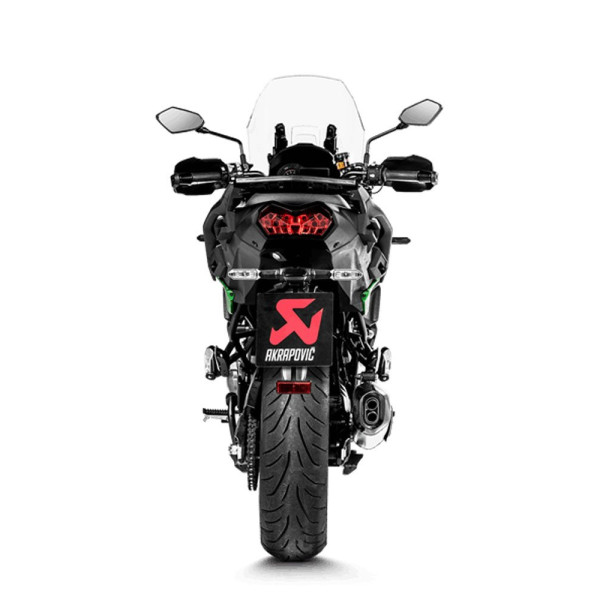 Вихлопна система Akrapović для Kawasaki Versys 1000 (19-24) Slip-On Line, Титан + Вуглецеве волокно