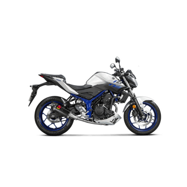 Повний вихлопний системи Akrapovič Racing Line Yamaha MT-03 (16-24)/ YZF-R25 (15-24)/ YZF-R3 (15-24) вуглецеве волокно