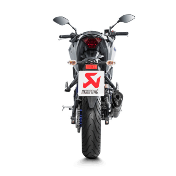 Повний вихлопний системи Akrapovič Racing Line Yamaha MT-03 (16-24)/ YZF-R25 (15-24)/ YZF-R3 (15-24) вуглецеве волокно