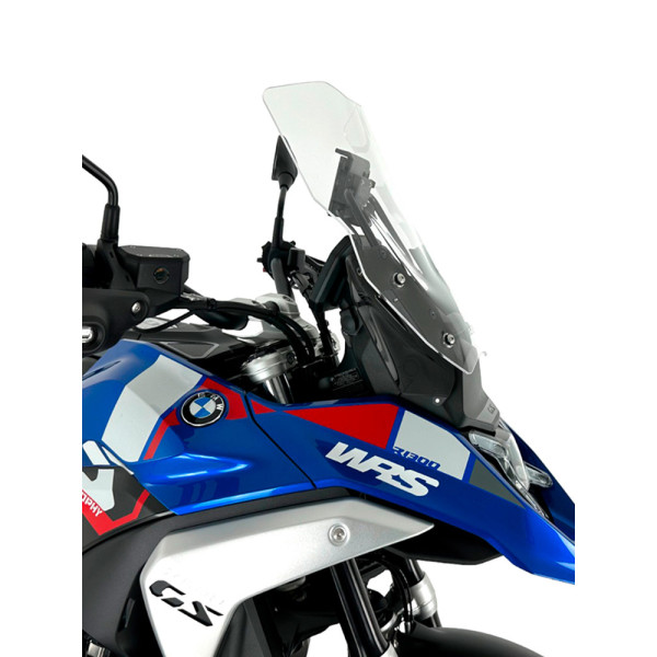 Мотоциклетний щиток WRS Caponord для BMW R 1300 GS (23-)/ Adventure (24-) прозорий для версії з радаром