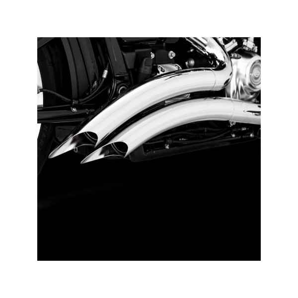 Повний вихлопний тракт Vance & Hines Big Radius для вибраних моделей Harley Davidson Хромований
