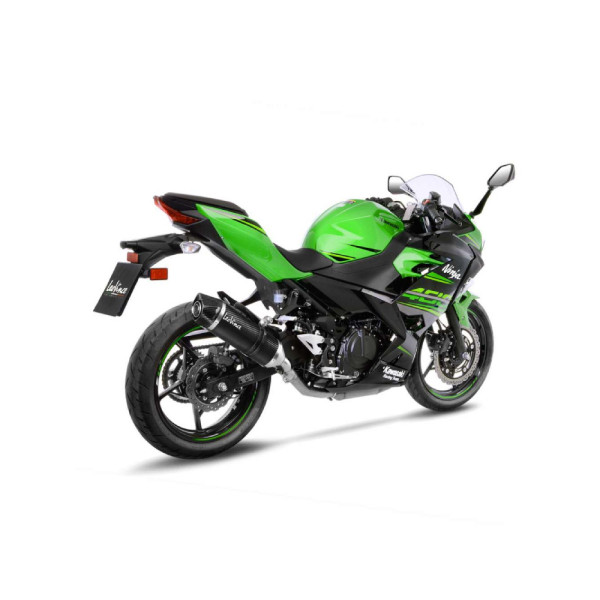Вихлопна система LeoVince LV One Evo Slip-On, Carbon для Kawasaki Ninja 400 (18-23) / Z 400 (19-23)/ Ninja 500/ Z 500 (24-)