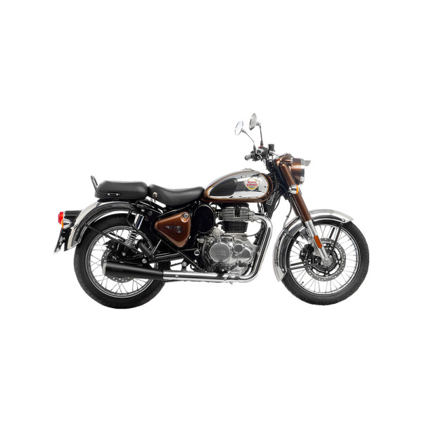 Вихлопна система LeoVince Classic Racer Slip-On, Нержавіюча сталь для Royal Enfield Meteor 350/ Classic 350 (21-24) чорна