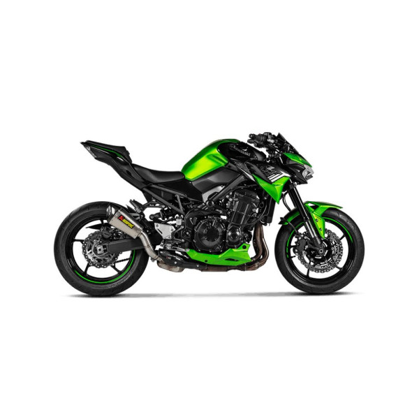 Вихлопна система Slip-On line Титан + Вуглецеве волокно Akrapović для Kawasaki Z900 (20-24)