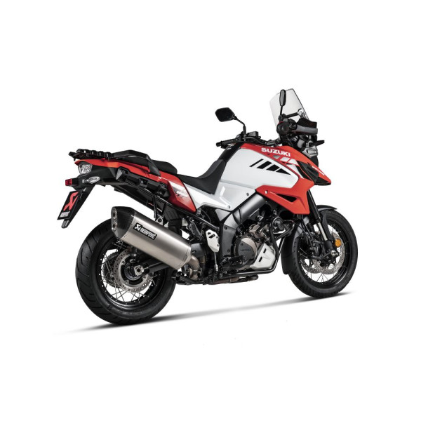 Вихлопна система Akrapovič Suzuki V-Strom 1000/ 1050 DE/ 1050 XT титан/ вуглецеве волокно