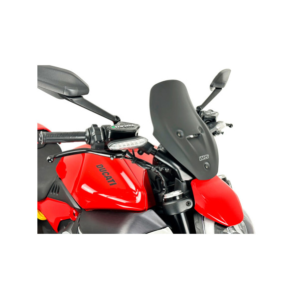 Мотоциклетний щиток WRS Touring Ducati Diavel V4 (23-24) чорний матовий