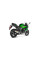 Глушник мотоцикловий Akrapović для Kawasaki Ninja 1000SX (20-24) Slip-On Line, Титан + Вуглецеве волокно