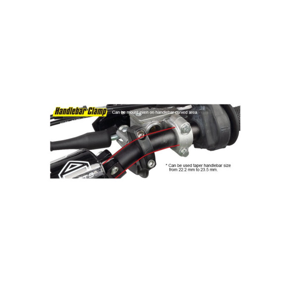 Гріпси Zeta для Honda CRF250L / CRF300L / RALLY (21-) чорні