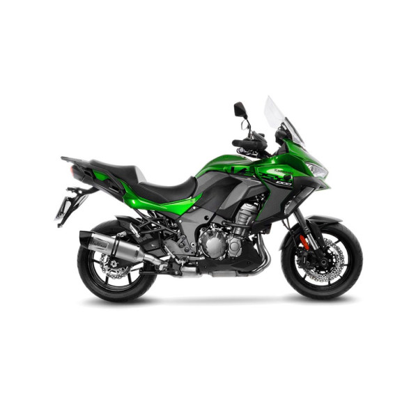 Вихлопна система LeoVince LV One Evo Slip-On, Нержавіюча сталь для Kawasaki Versys 1000 (19-24)