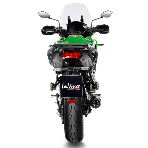 Вихлопна система LeoVince LV One Evo Slip-On, Нержавіюча сталь для Kawasaki Versys 1000 (19-24)