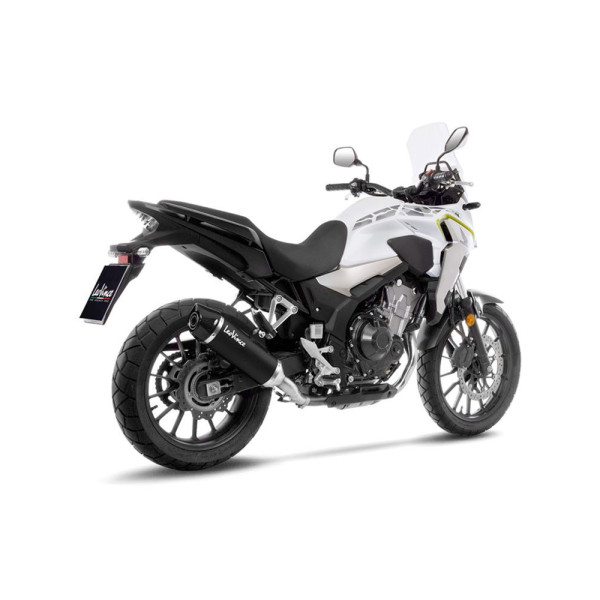Глушник LeoVince NERO Slip-On, Нержавіюча сталь для Honda CB 500 F, CB 500 X, CBR 500 R (19-23)