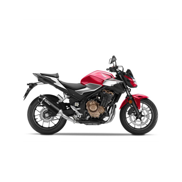 Глушник LeoVince NERO Slip-On, Нержавіюча сталь для Honda CB 500 F, CB 500 X, CBR 500 R (19-23)