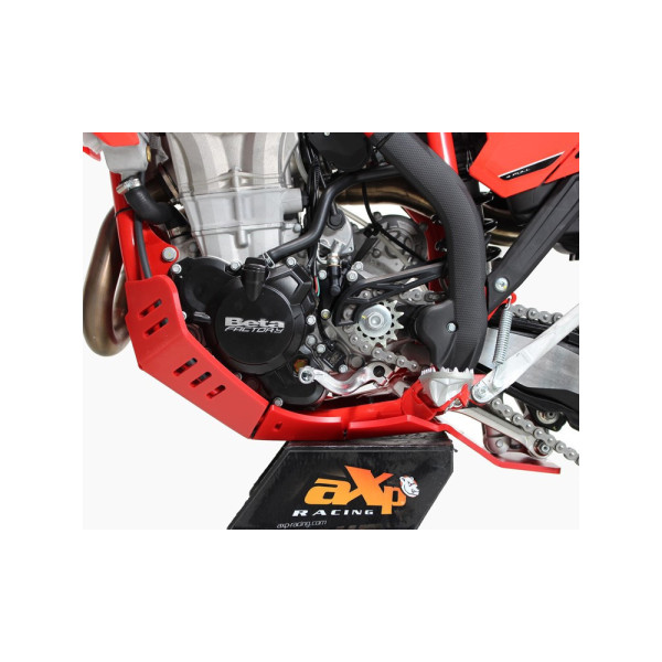 Плита під двигун AXP Racing Xtrem Beta 350RR, 390RR, 430RR, 480RR, 500RR (23-24) з захистом підйомника червона