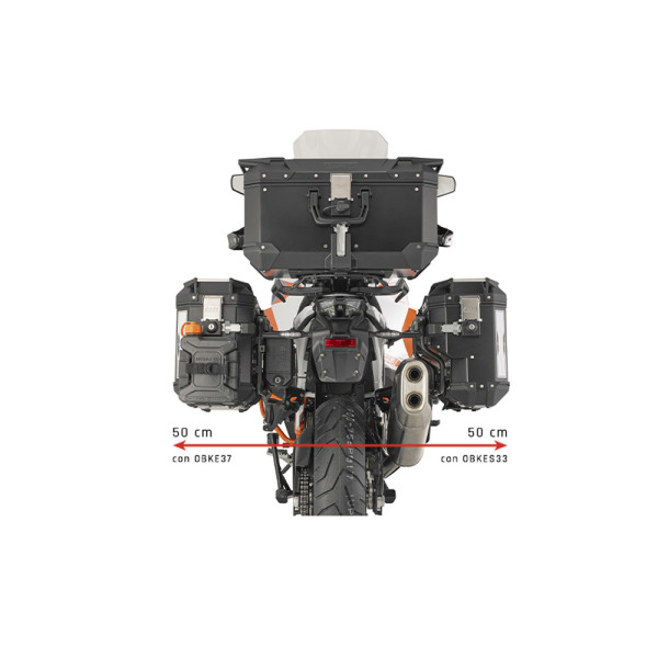 Стійка асиметричних бічних кофрів Trekker Outback Monokey Cam-Side GIVI PL One-Fit KTM 1290 Super Adventure R/ S (21-24)