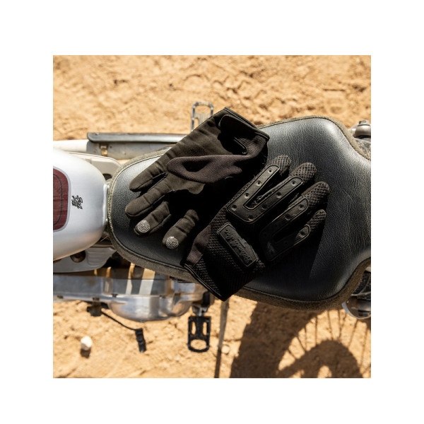 Кросові рукавички Biltwell Anza чорні