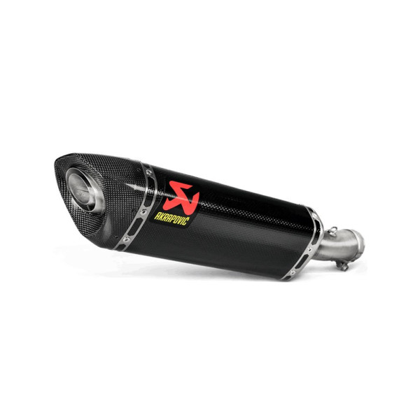 Випускний глушник Akrapovič Slip-On Line Kawasaki EX 400 Ninja (18-23)/ Ninja 400/ 500 (24-)/ Z 400 (19-)/ 500 (25) вуглецеве волокно