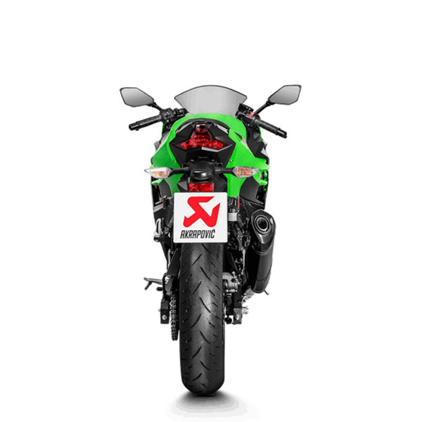 Випускний глушник Akrapovič Slip-On Line Kawasaki EX 400 Ninja (18-23)/ Ninja 400/ 500 (24-)/ Z 400 (19-)/ 500 (25) вуглецеве волокно