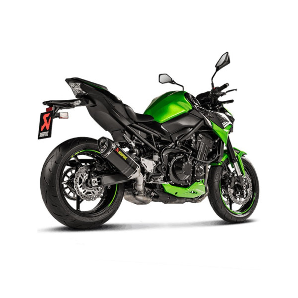 Вихлопна система Slip-On Line Carbon Akrapović для Kawasaki Z900 (20-24)