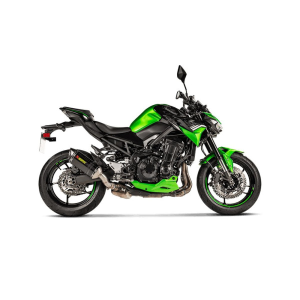 Вихлопна система Slip-On Line Carbon Akrapović для Kawasaki Z900 (20-24)