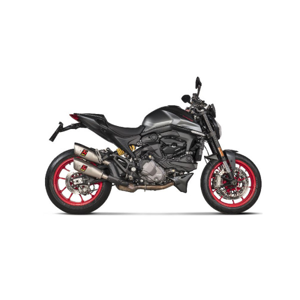 Вихлопна система Akrapović Slip-On Line Ducati Monster 937 (21-)/ SP (23-) титановий