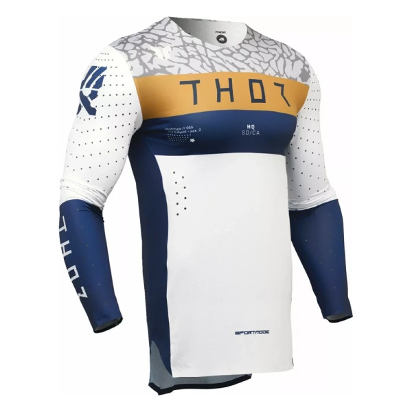 Блуза ендуро Thor Sportmode Bravo синьо-біла