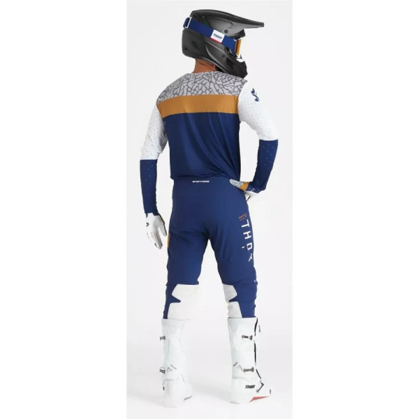 Блуза ендуро Thor Sportmode Bravo синьо-біла